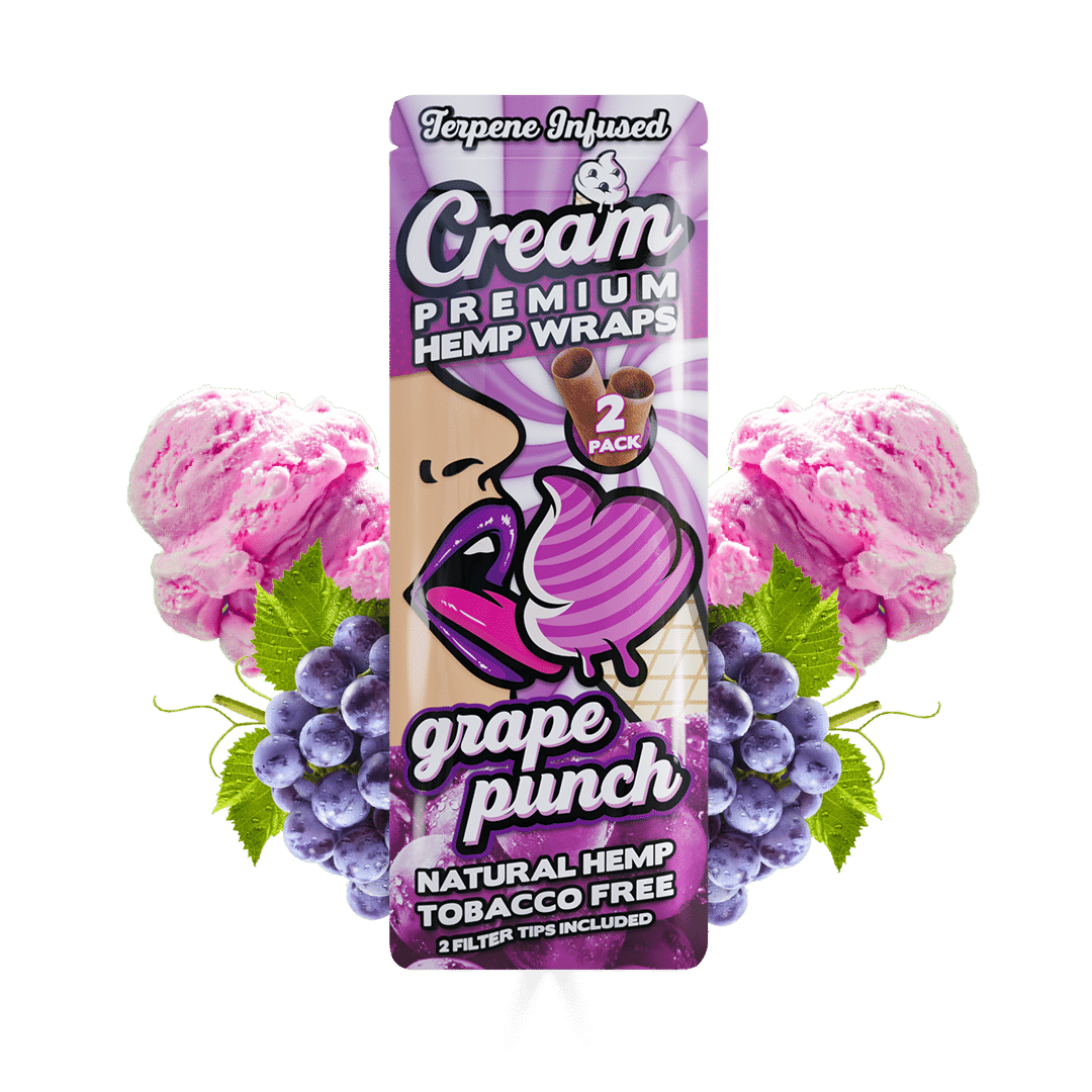 Green Punch Terpene Infused Hemp Wrap 2 Wraps